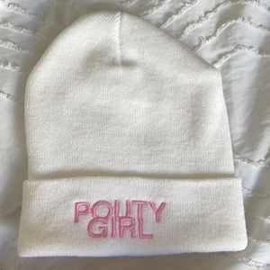 Pouty girl beanie